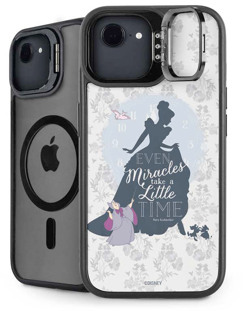 Disney Cinderella Miracles Take Time Silhouette iPhone 16e Kickstand Case