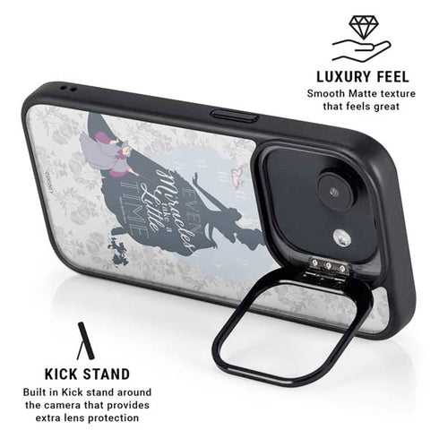 Disney Cinderella Miracles Take Time Silhouette iPhone 16e Kickstand Case