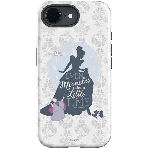 Disney Cinderella Miracles Take Time Silhouette iPhone 16e Impact Case
