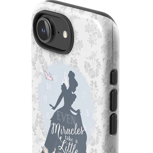 Disney Cinderella Miracles Take Time Silhouette iPhone 16e Impact Case