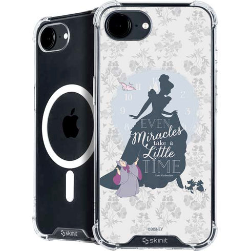 Disney Cinderella Miracles Take Time Silhouette iPhone 16e MagSafe Case