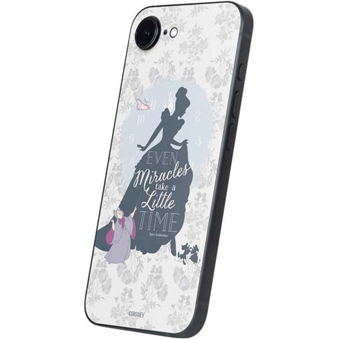 Disney Cinderella Miracles Take Time Silhouette iPhone 16e Skin