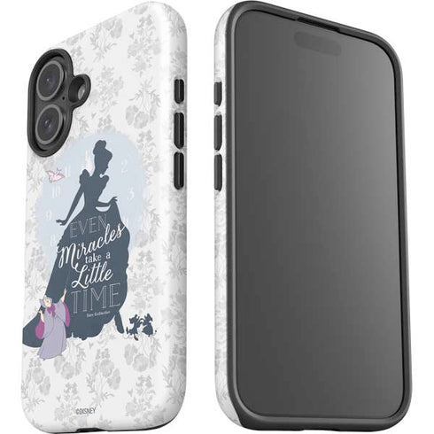 Disney Cinderella Miracles Take Time Silhouette iPhone 17 Impact Case