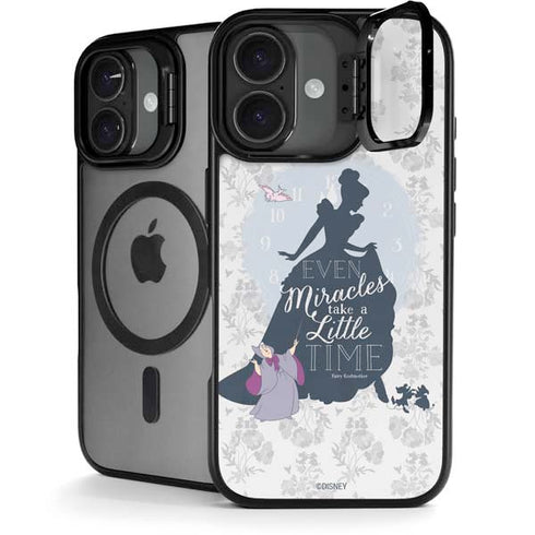 Disney Cinderella Miracles Take Time Silhouette iPhone 17 Kickstand Case
