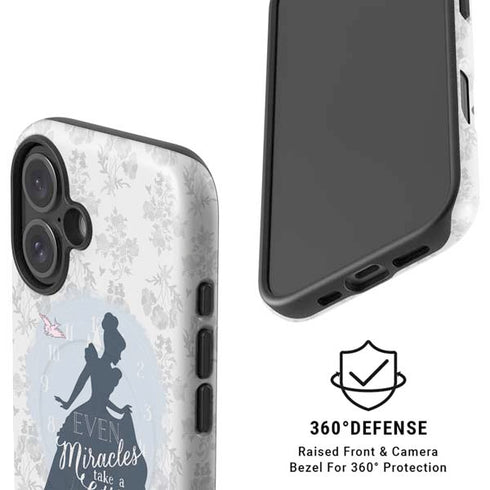 Disney Cinderella Miracles Take Time Silhouette iPhone 17 Magsafe Impact Case