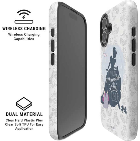 Disney Cinderella Miracles Take Time Silhouette iPhone 17 Magsafe Impact Case