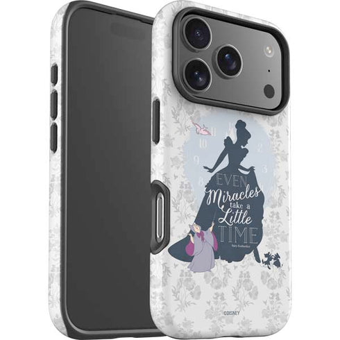 Disney Cinderella Miracles Take Time Silhouette iPhone 17 Pro Impact Case