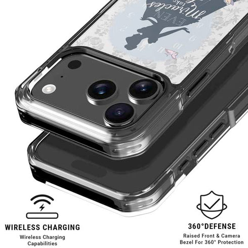 Disney Cinderella Miracles Take Time Silhouette iPhone 17 Pro Max Clear Case