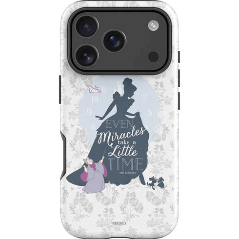 Disney Cinderella Miracles Take Time Silhouette iPhone 17 Pro Max Impact Case