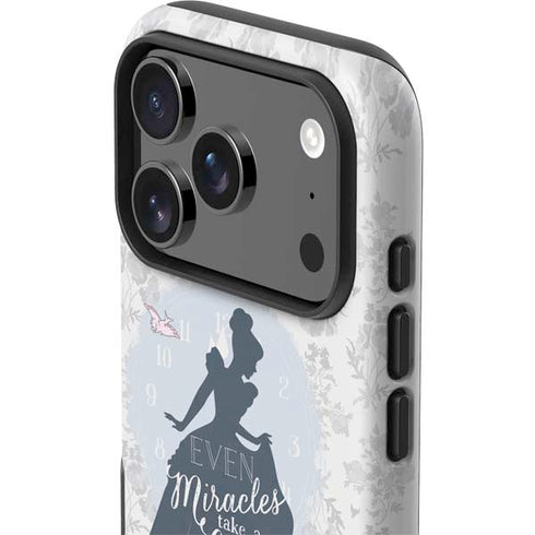 Disney Cinderella Miracles Take Time Silhouette iPhone 17 Pro Max Impact Case