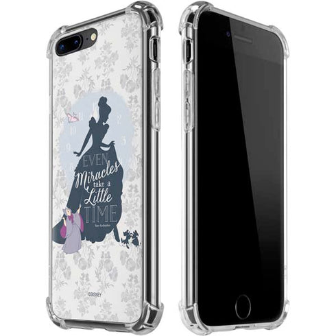 Disney Cinderella Miracles Take Time Silhouette iPhone Cases