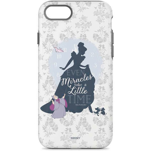 Disney Cinderella Miracles Take Time Silhouette iPhone Cases