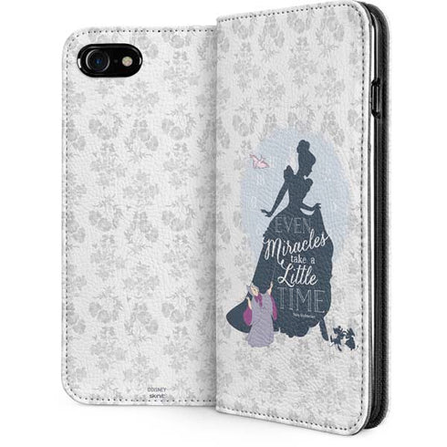 Disney Cinderella Miracles Take Time Silhouette iPhone Cases