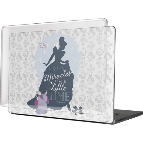 Disney Cinderella Miracles Take Time Silhouette MacBook Cases