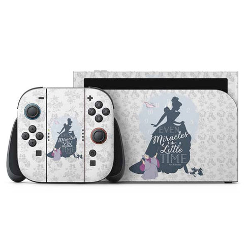 Disney Cinderella Miracles Take Time Silhouette Nintendo Skins