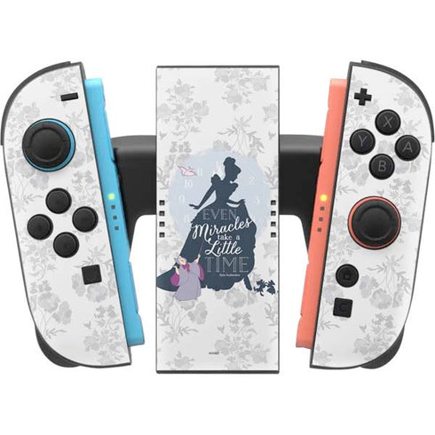 Disney Cinderella Miracles Take Time Silhouette Nintendo Switch 2 (2025) Joy-Con Controller Skin