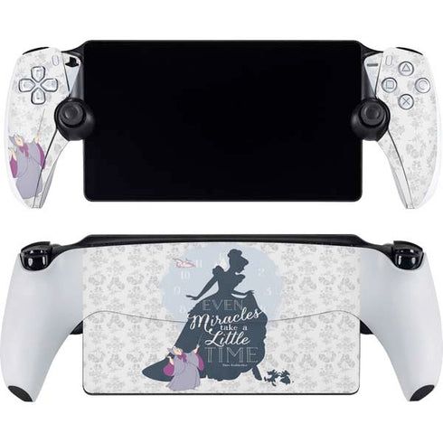 Disney Cinderella Miracles Take Time Silhouette PlayStation Portal Remote Player Skin