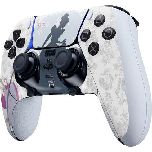 Disney Cinderella Miracles Take Time Silhouette PS5 DualSense Edge Pro Controller Skin