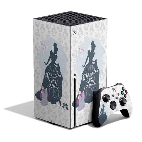 Disney Cinderella Miracles Take Time Silhouette Xbox Series X Skins