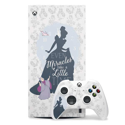 Disney Cinderella Miracles Take Time Silhouette Xbox Series X Skins