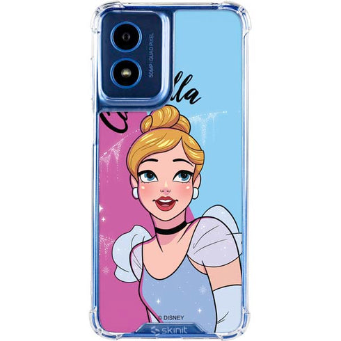Disney Princess Cinderella Art Moto G Play 4G (2024) Clear Case