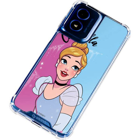 Disney Princess Cinderella Art Moto G Play 4G (2024) Clear Case