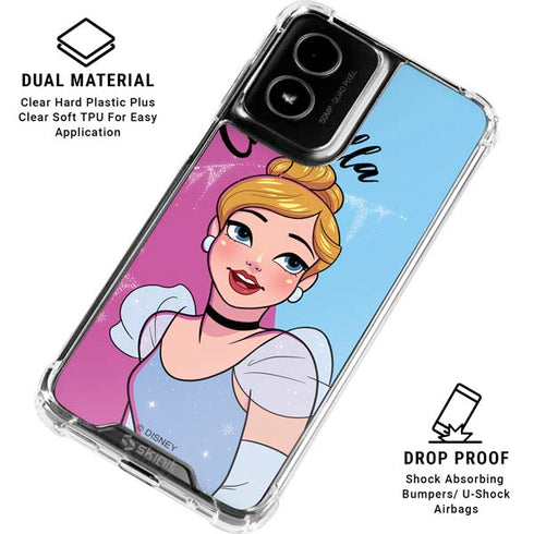 Disney Princess Cinderella Art Moto G Power 5G (2024) Clear Case