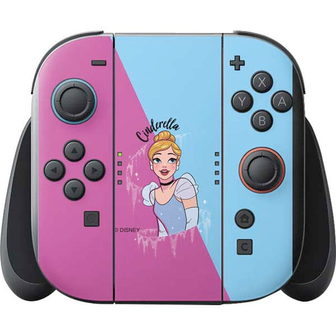 Disney Princess Cinderella Art Nintendo Switch 2 (2025) with Joy-Con Skin