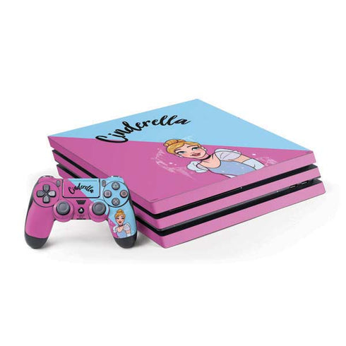Disney Princess Cinderella Art PlayStation PS4 Skins