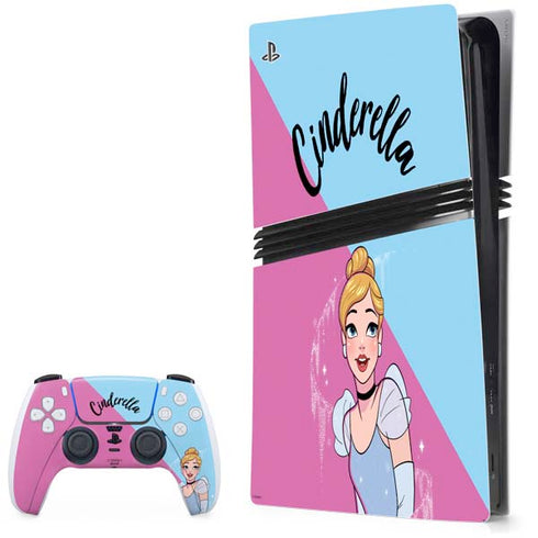 Disney Princess Cinderella Art PlayStation PS5 Skins