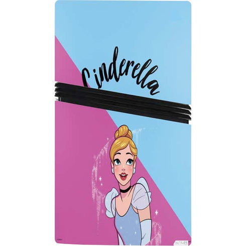 Disney Princess Cinderella Art PS5 Pro Console Skin