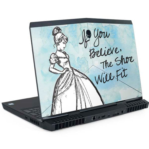 Disney Cinderella Sketch Art Shoe Will Fit Dell Alienware Skin