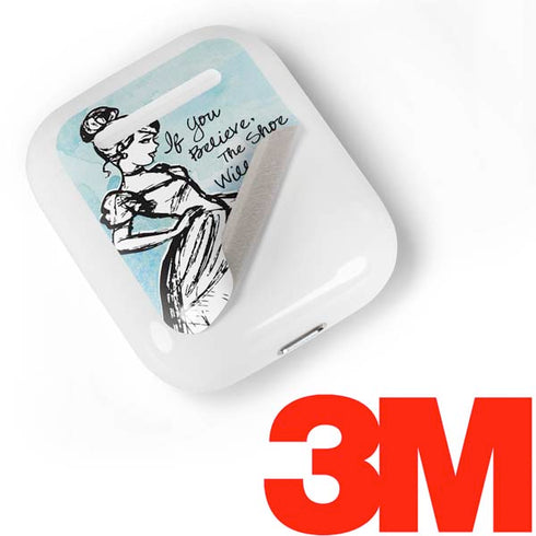 Disney Cinderella Sketch Art Shoe Will Fit Apple AirPods Skin