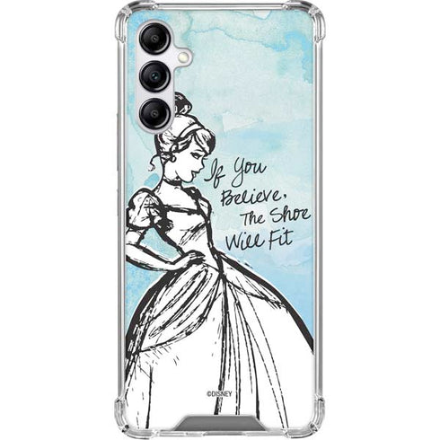 Disney Cinderella Sketch Art Shoe Will Fit Gabb Phone 4 Clear Case