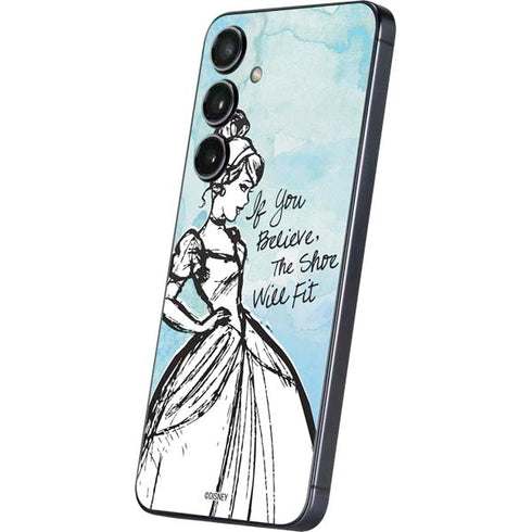 Disney Cinderella Sketch Art Shoe Will Fit Galaxy A16 5G Skin