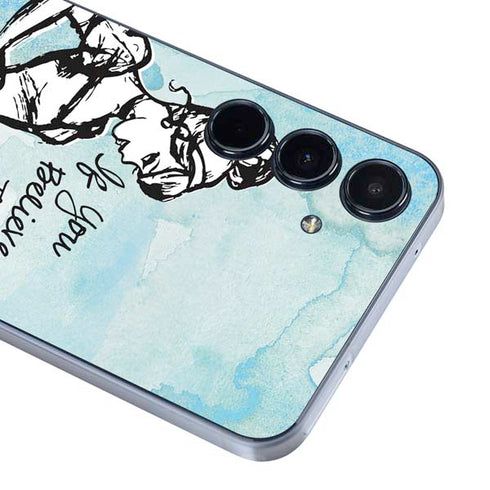 Disney Cinderella Sketch Art Shoe Will Fit Galaxy A55 5G Skin