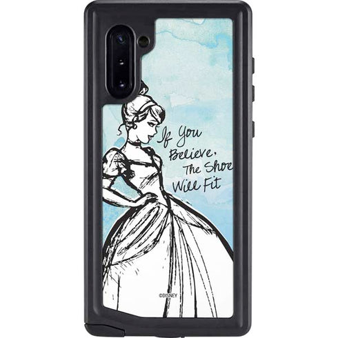 Disney Cinderella Sketch Art Shoe Will Fit Galaxy Cases