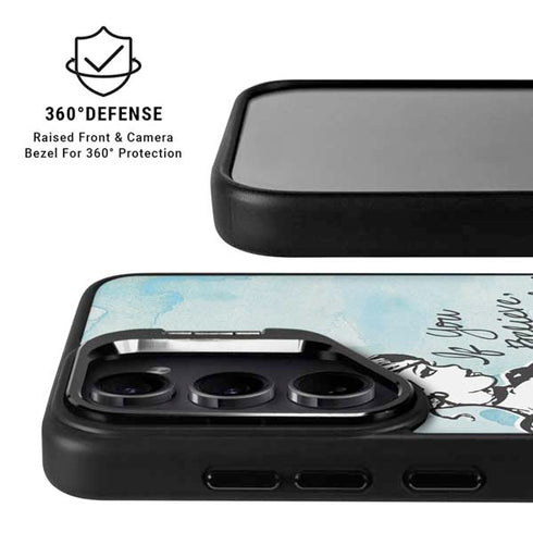 Disney Cinderella Sketch Art Shoe Will Fit Galaxy S25 Kickstand Case