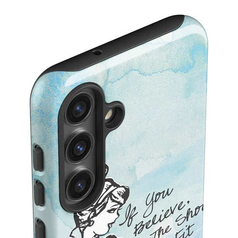 Disney Cinderella Sketch Art Shoe Will Fit Galaxy S25 Plus Impact Case