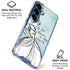 Disney Cinderella Sketch Art Shoe Will Fit Galaxy S25 Clear Case