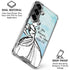 Disney Cinderella Sketch Art Shoe Will Fit Galaxy S26 Clear Case