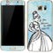 Disney Cinderella Sketch Art Shoe Will Fit Galaxy S7 Edge Skin