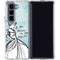 Disney Cinderella Sketch Art Shoe Will Fit Galaxy Z Fold5 5G Clear Case