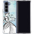 Disney Cinderella Sketch Art Shoe Will Fit Galaxy Z Fold5 5G Clear Case