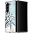 Disney Cinderella Sketch Art Shoe Will Fit Galaxy Z Fold5 5G Clear Case