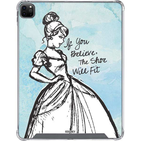 Disney Cinderella Sketch Art Shoe Will Fit iPad Cases