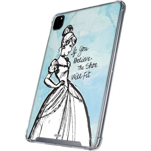 Disney Cinderella Sketch Art Shoe Will Fit iPad Cases