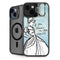 Disney Cinderella Sketch Art Shoe Will Fit iPhone 14 Plus Kickstand Case