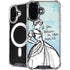 Disney Cinderella Sketch Art Shoe Will Fit iPhone 16 Plus MagSafe Case