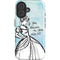 Disney Cinderella Sketch Art Shoe Will Fit iPhone 16 Plus Magsafe Impact Case